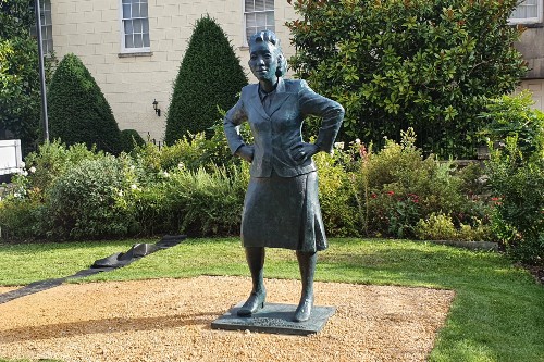 The Henrietta Lacks statue stands proudly in Royal Fort Gardens